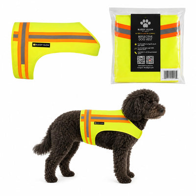 Reflective Dog Vest, High Visibility Yellow, X-Small