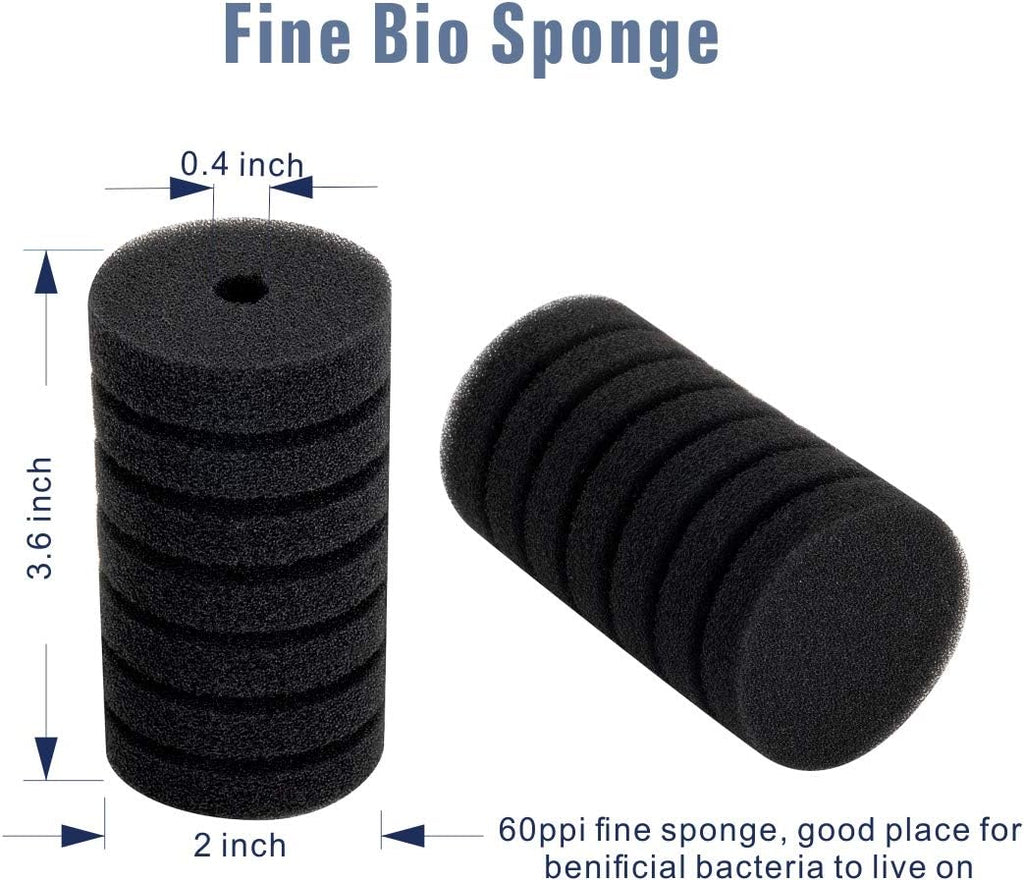 Aquarium Single Sponge Filter for Small Fish Tank 5-15 Gallon