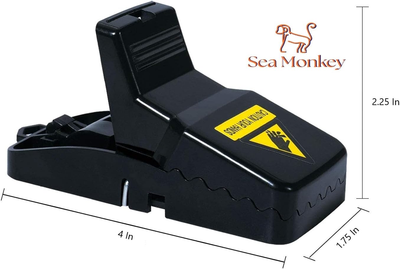 Mouse Traps, Re-Usable, High Sensitivity Trigger, Indoor/Outdoor Trap, 6 Pack