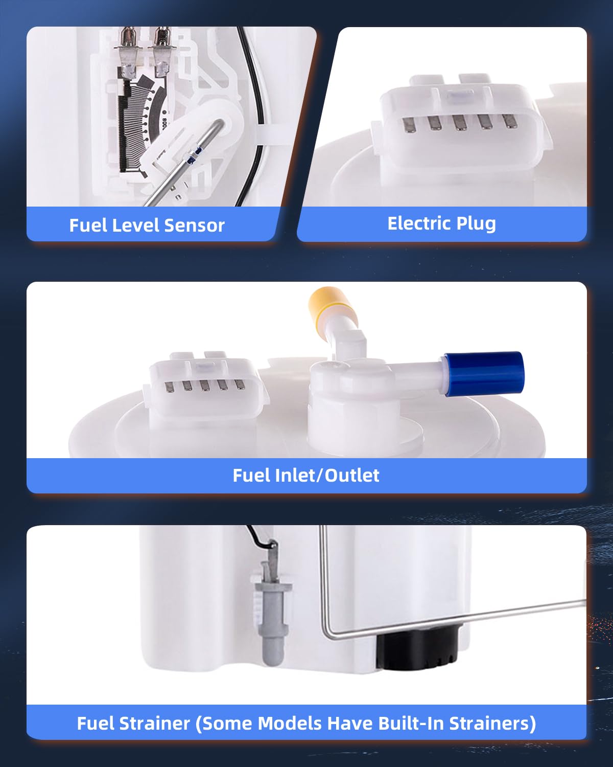 ECCPP Electric Fuel Pump Assembly E8755M