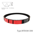 EASYLING Power 500-5M-15 Endless Loop Rubber 5M Synchronous Belt