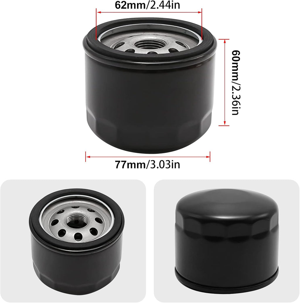 796031 Air Filter 492932 Oil Filter, Replacement for Brigs-Straton 591334 594201 492932 696854 John Deere D100 D110