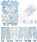 Unisex Baby Layette Essentials Giftset Clothing Set 19-Piece For Newborn Baby