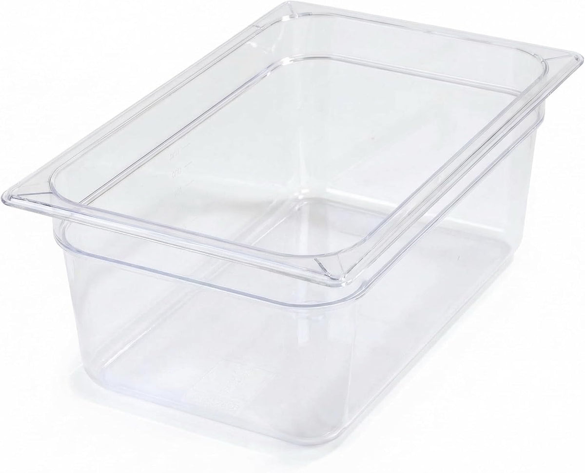 Carlisle StorPlus Polycarbonate Food Pan, Full Size, 19.4 Qt, 1 Ct, Clear