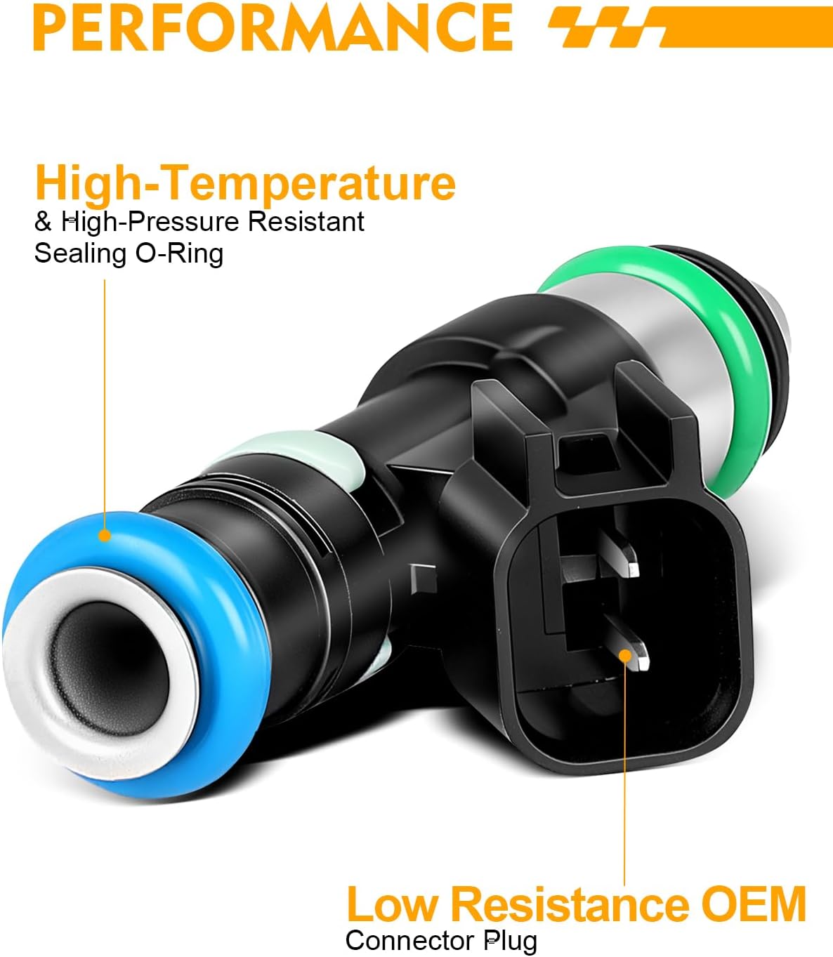 0280158154 Fuel Injectors For:-GMC Acadia 2007 2008
