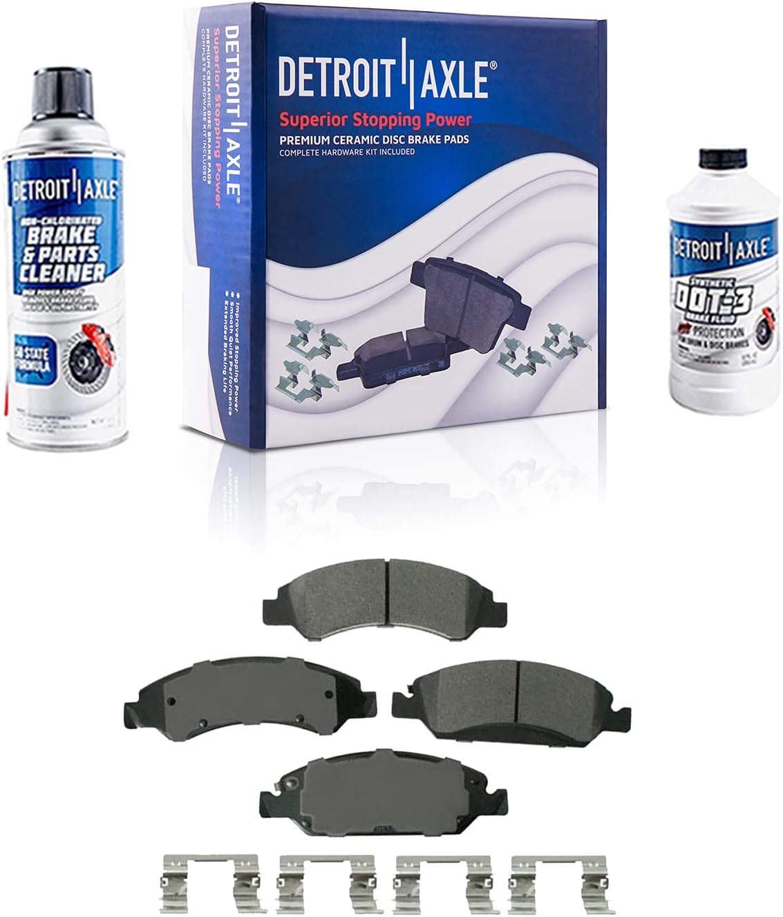 Front Brake Kit for Cadillac XTS Escalade ESV EXT | Chevy GMC Silverado Suburban Express Sierra Savana Yukon XL 1500