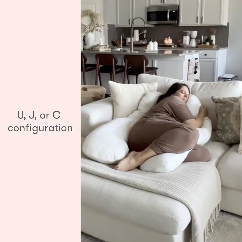 Premium Pregnancy Pillow, U-Shape, Memory Foam