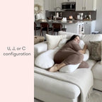 Premium Pregnancy Pillow, U-Shape, Memory Foam