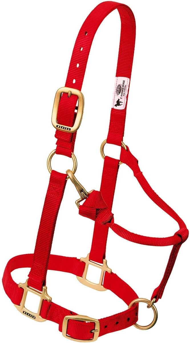 Weaver Leather Original Adjustable Nylon Horse Halter, Average Horse, Lavender