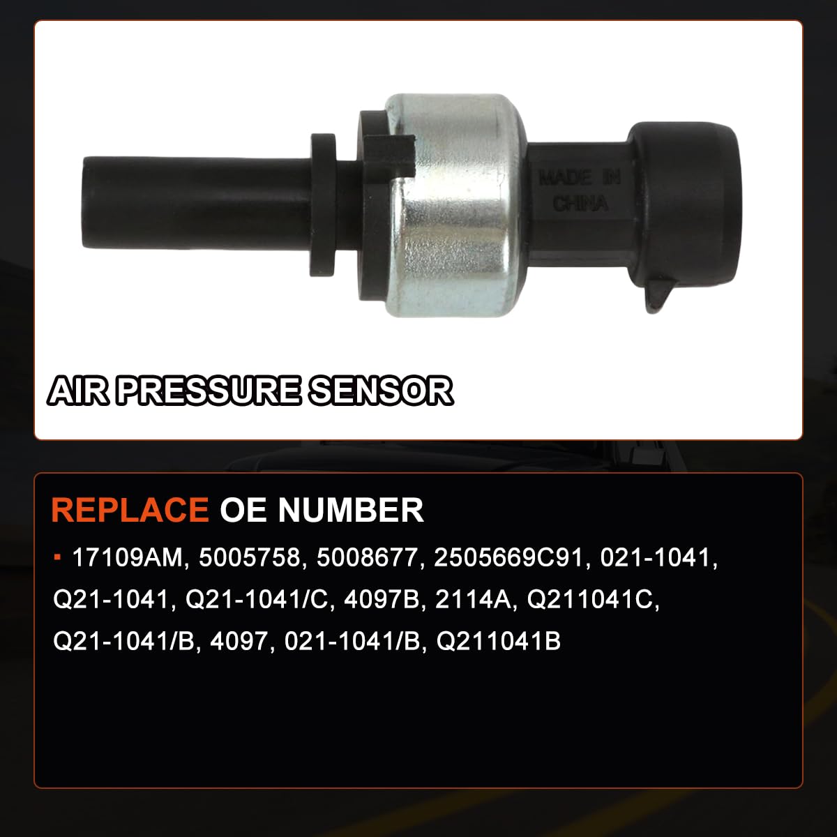 17109AM 5005758 Air Pressure Sensor Replacement for CAT