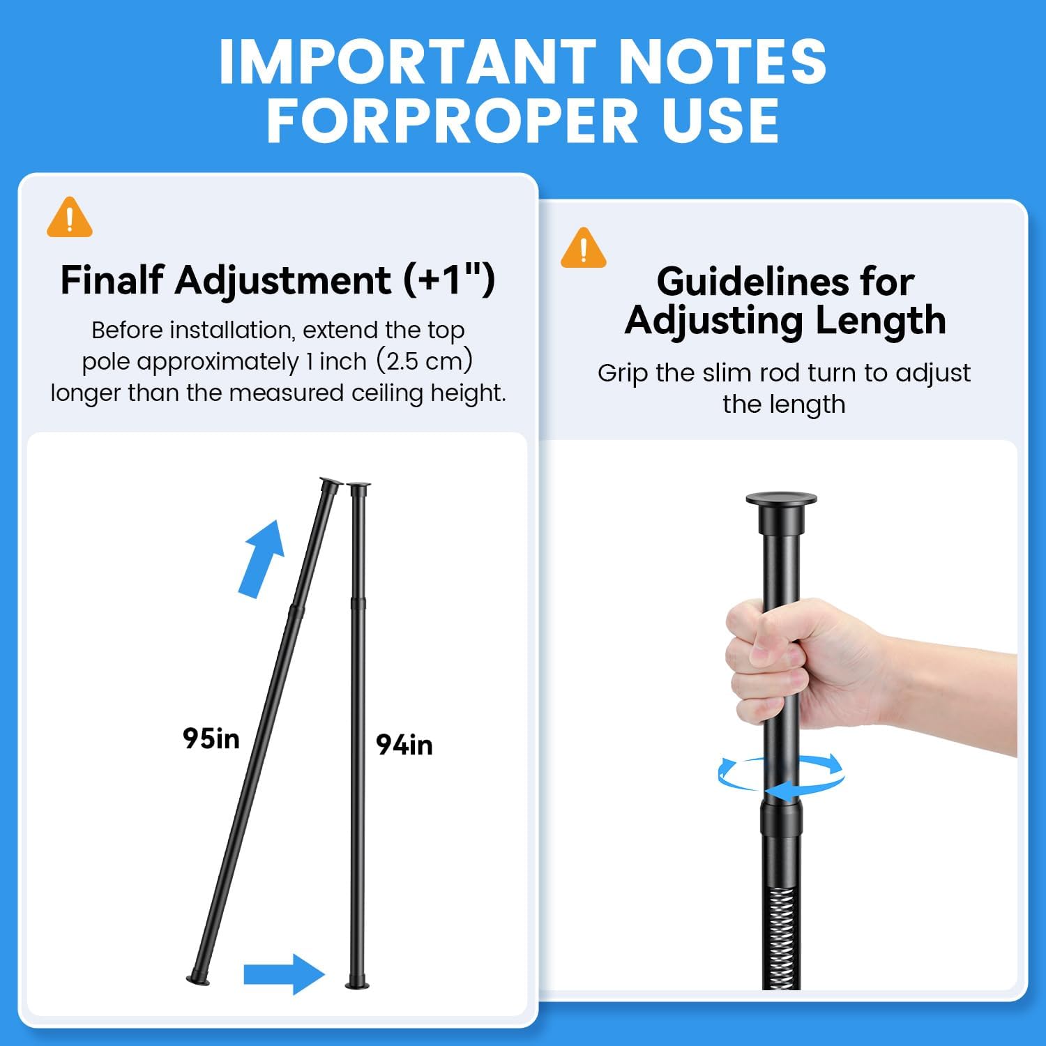Adjustable Shower Caddy Tension Pole: Rustproof Corner Bathroom Shelves | 4-Tier 31-124" No Drill Standing Organizer