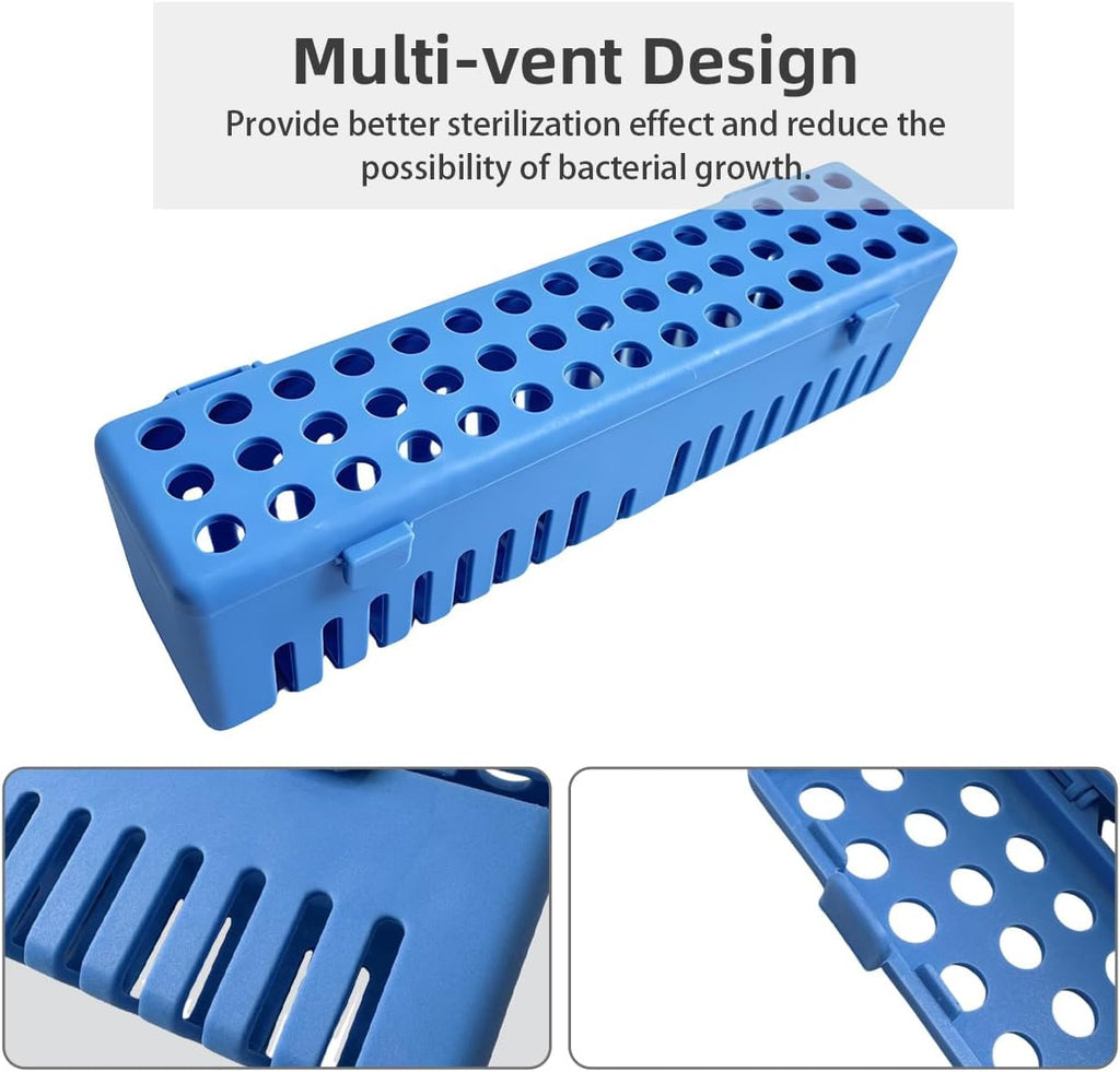 Dental Autoclave Sterilization Cassettes Rack Dental Sterilizer Box Instrument Cassette Sterilizing Tray Container