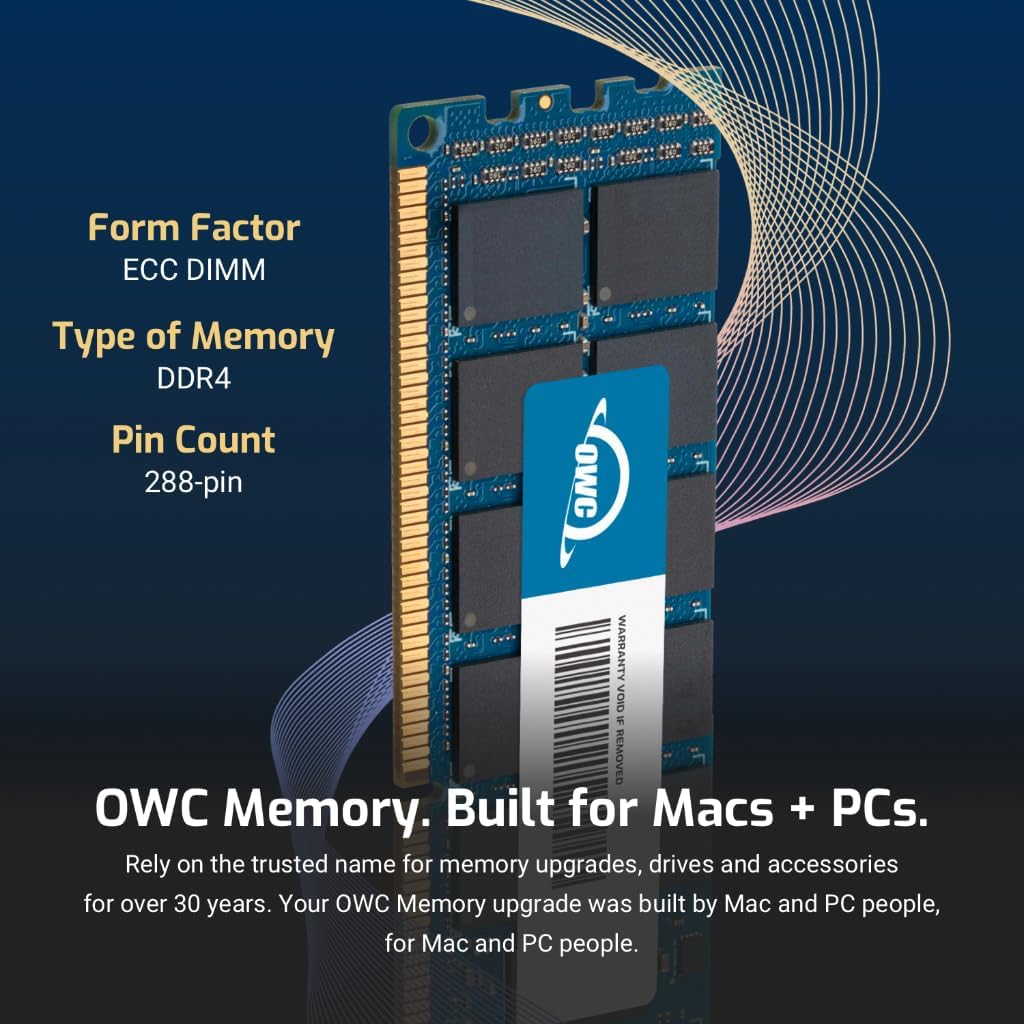 OWC 16GB DDR4 2933MHz ECC UDIMM 288-pin Memory RAM