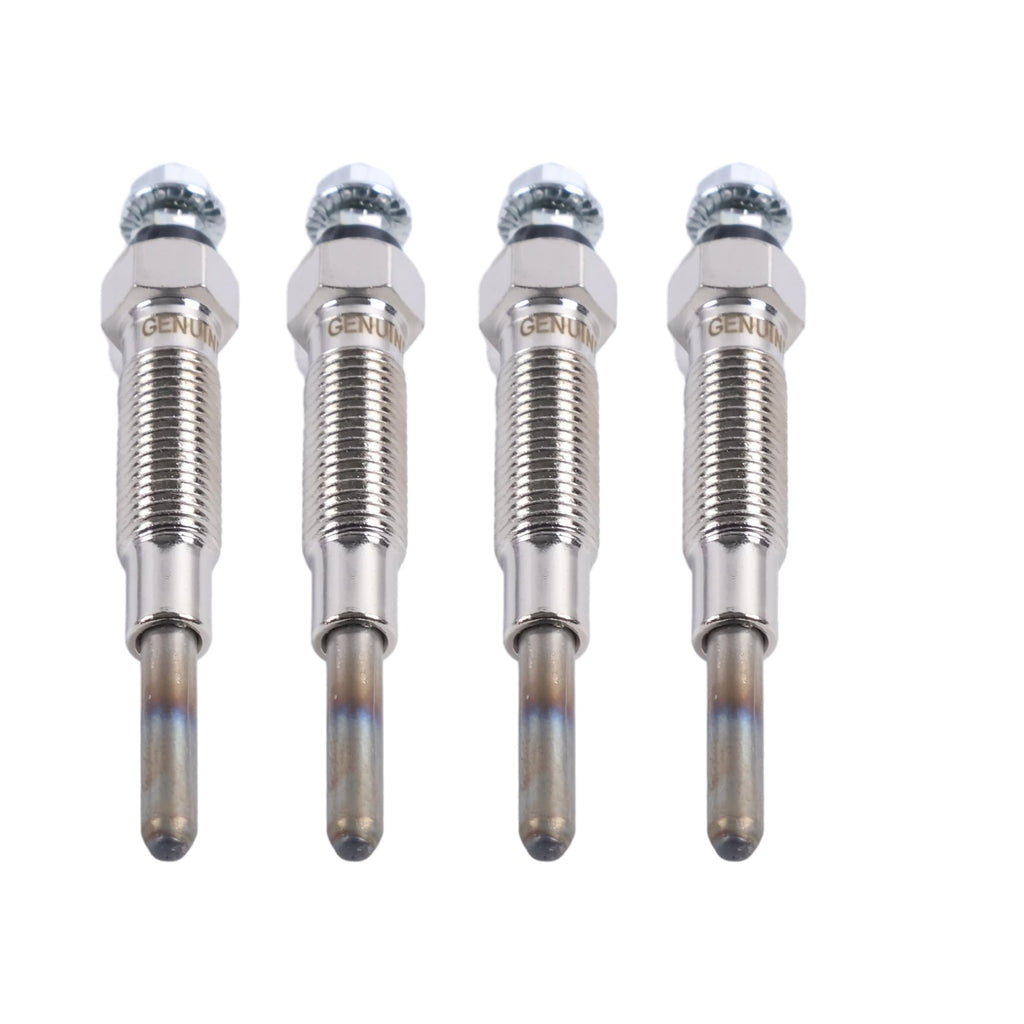 YUXSOUQ 4Pcs Glow Plug 371-6702 Compatible with Caterpillar CAT Engine 3044C C3.4, 12V