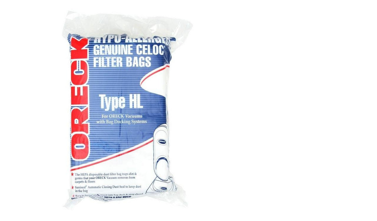 Oreck Odor Fighting Vacuum Bags for Edge Series 8 Pack