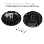 uxcell Inline Foot Pedal Push Button Switch Lamp Lights Foot Control Black