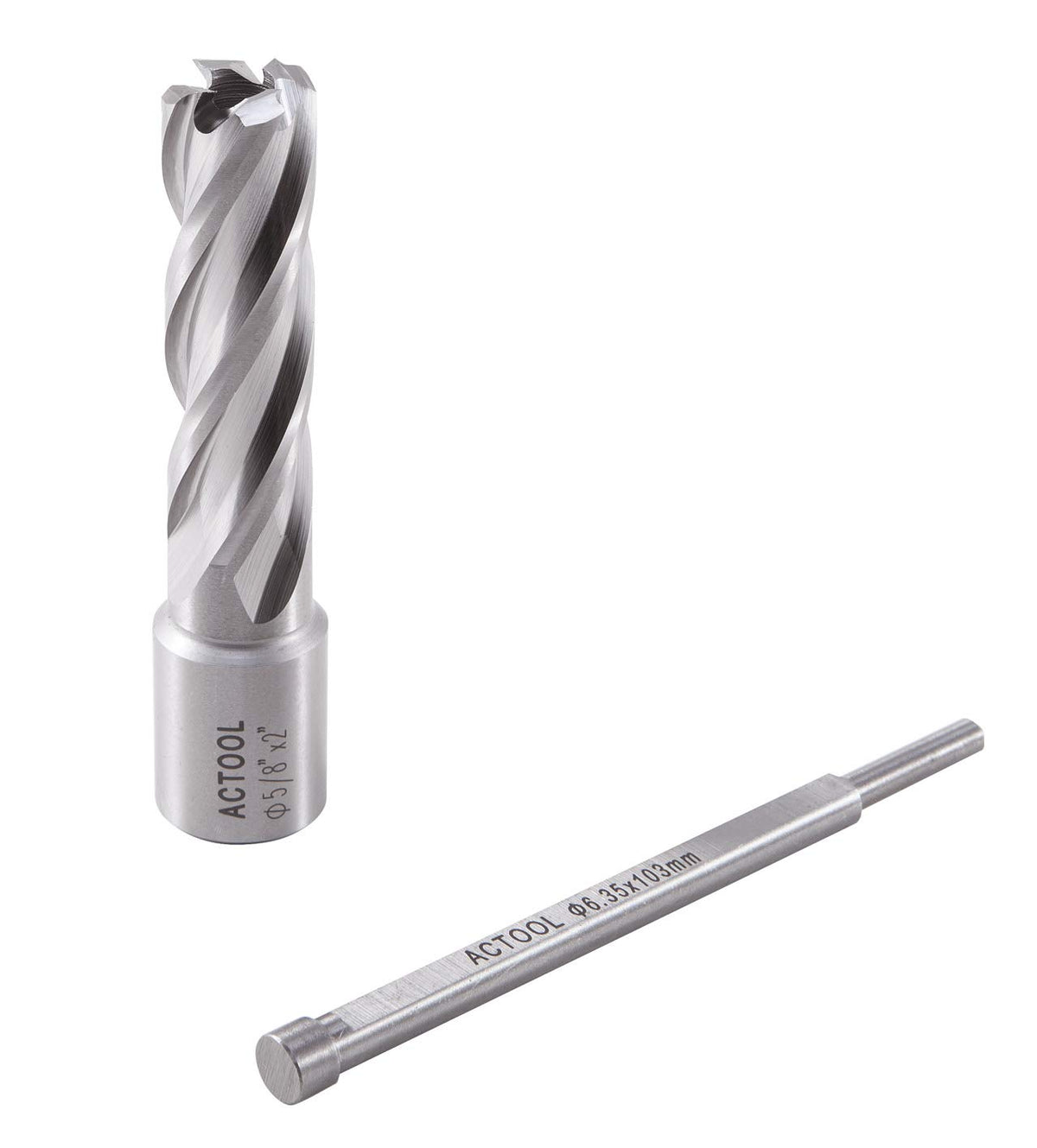 5/8" Diameter × 2" Depth of Cut HSS ANNULAR Cutter with 3/4'' Weldon Shank
