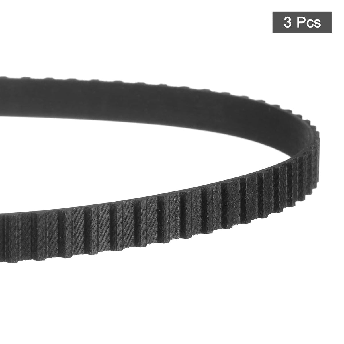 uxcell 3Pcs 176XL 037 Timing Belt 88 Teeth, 10mm W, 5.08mm Pitch, Rubber