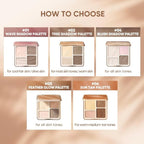Contour Palette Highlighter Makeup Korean Makeup (05 Feather Glow)