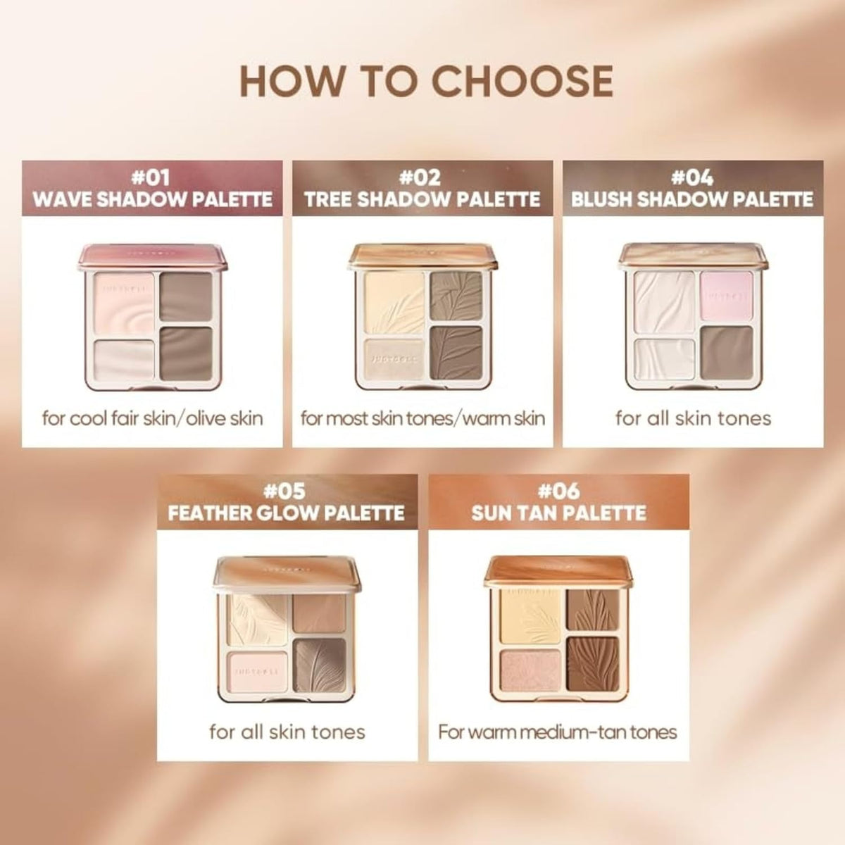 Contour Palette Highlighter Makeup Korean Makeup (05 Feather Glow)
