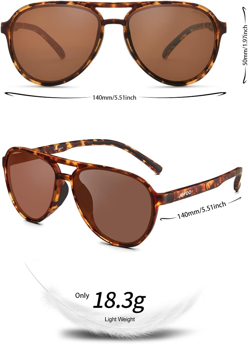 Polarized Aviator Sunglasses for Women Men Retro Trendy Sports Sunglasses for Outdoor UV400 Protection