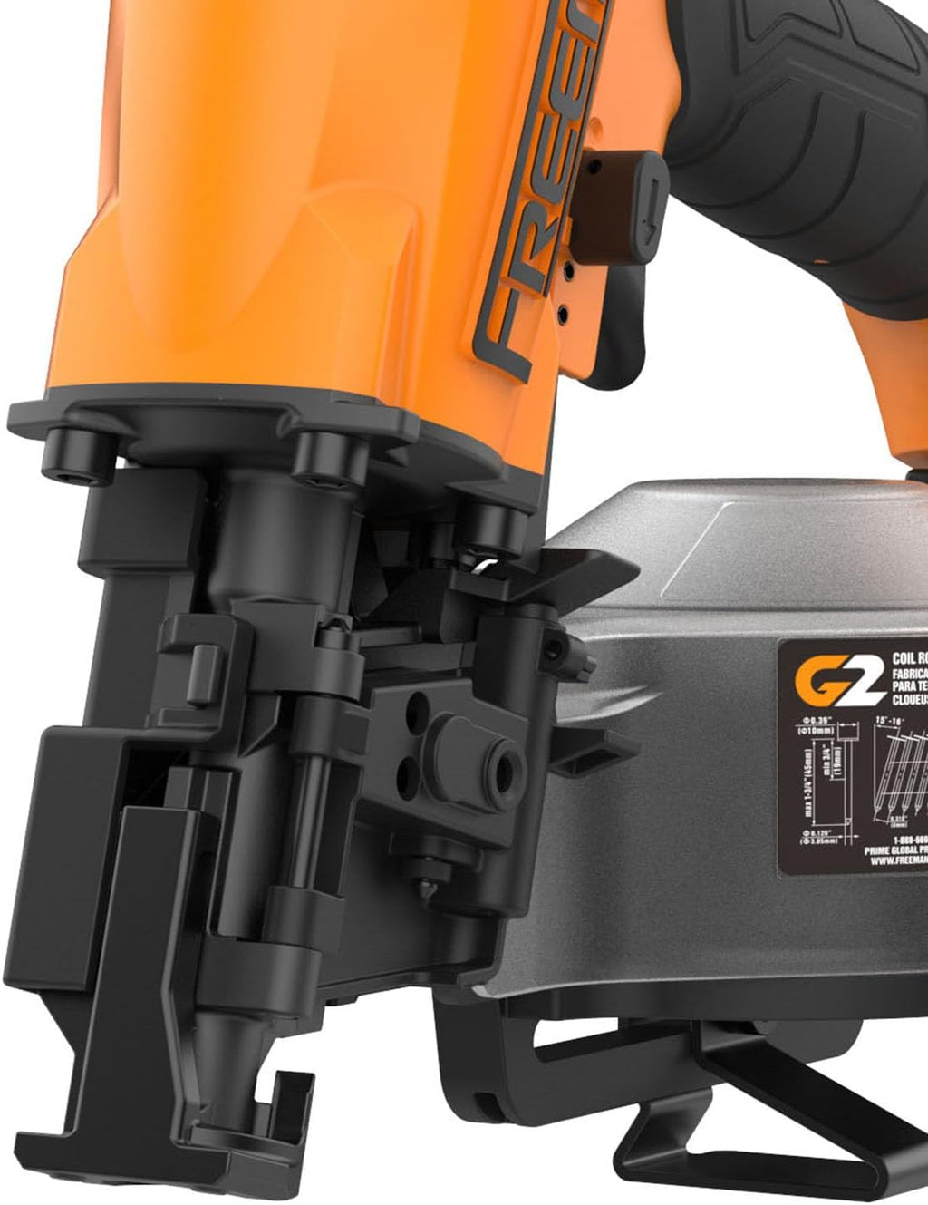 2nd Generation Pneumatic 15° 1-3/4" Coil Roofing Nailer | G2CN45