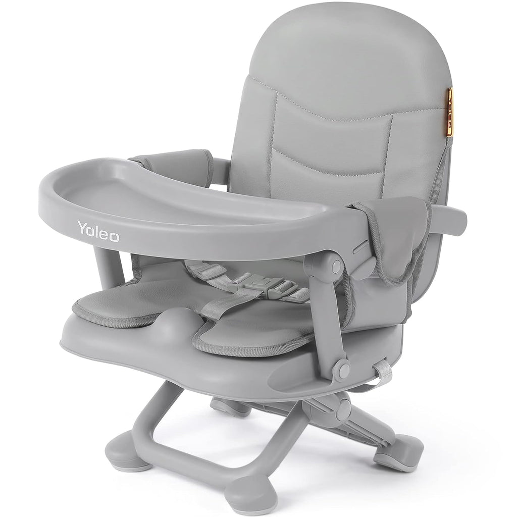 Baby High Chair Booster Seat for Dining Table, Foldable High Chairs with Adjustable Heights, Travel Booster Seat with