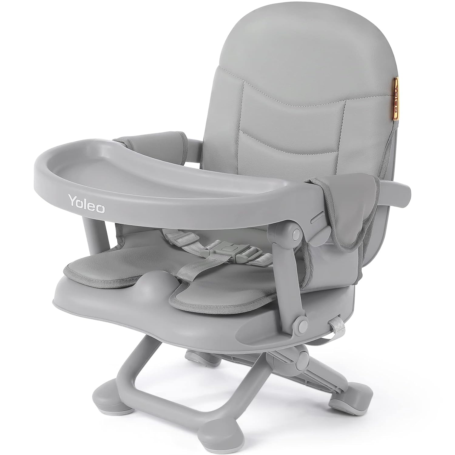 Baby High Chair Booster Seat for Dining Table, Foldable High Chairs with Adjustable Heights, Travel Booster Seat with