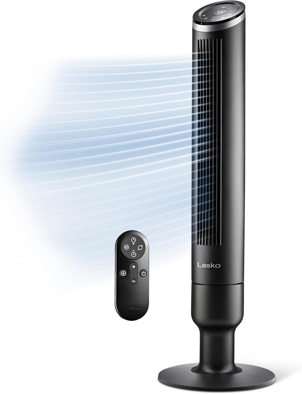 Apex Oscillating Tower Fan with Remote - 42" - RST200 - Black | Quiet Standing Fan for Bedroom, Office, and Home, 6