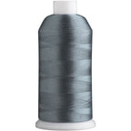SuperB Embroidery Thread 40wt, 5000 m Cone, Slate Gray 966