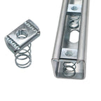 Abeicy 3/8-16 Strut Channel Nuts, 10 Pack Thickened Standard Spring Nut with Zinc Plated Use On Unistruts