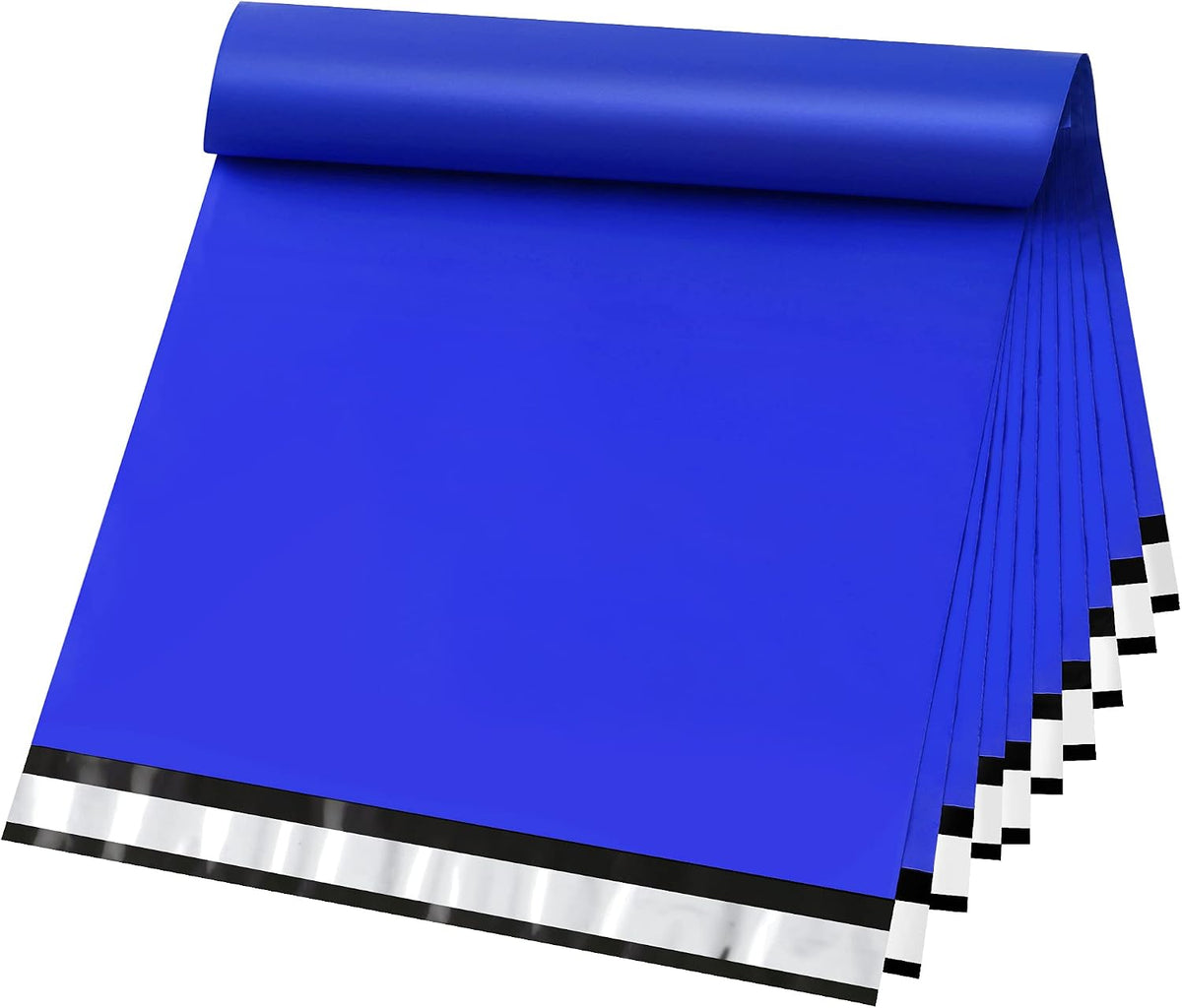 200pcs Poly Mailers 12x15.5 Inch Shipping Bags Dark Blue Shipping Envelopes Self Seal Mailers Bags Waterproof and
