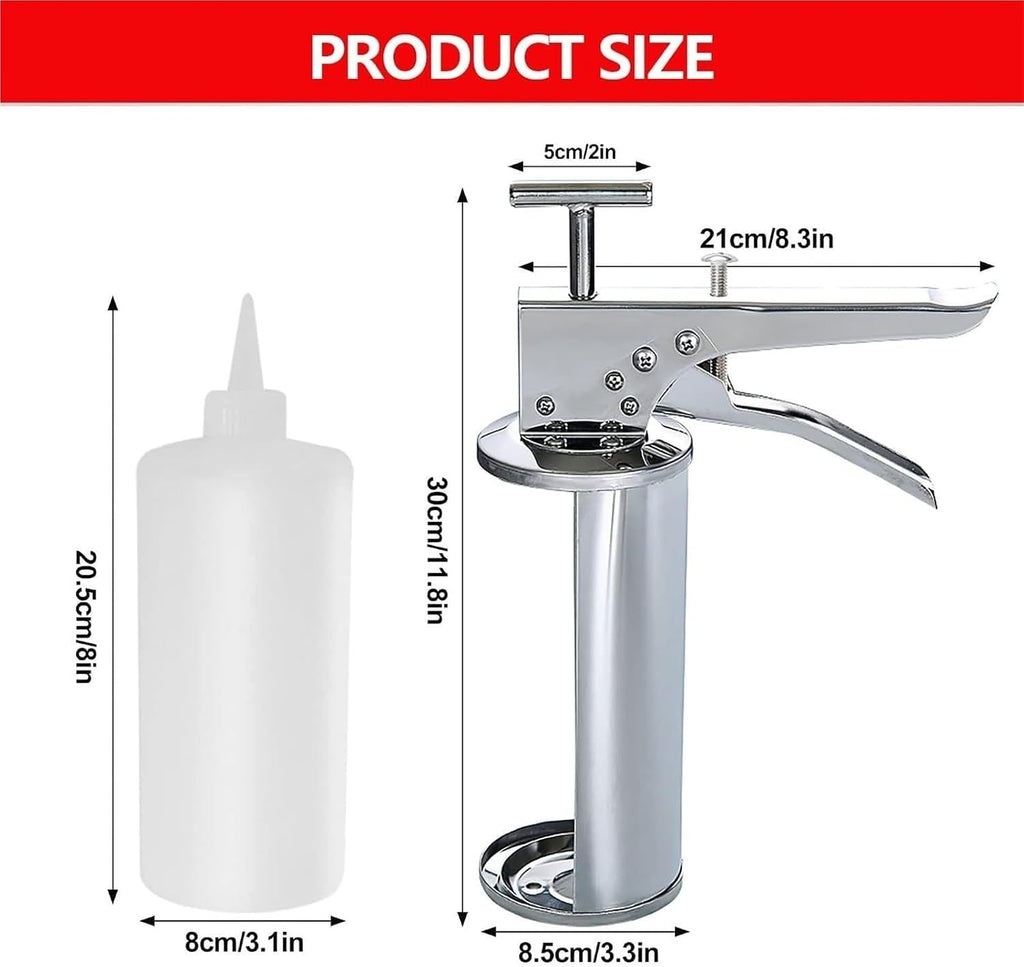 Heavy Duty Stainless Steel Sauce Gun Dispenser