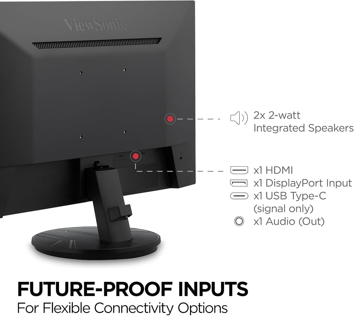 VX2416A 24 Inch 1080p Gaming Monitor, IPS Display with 120Hz and 1ms for Smooth Home Entertainment, Eye Care