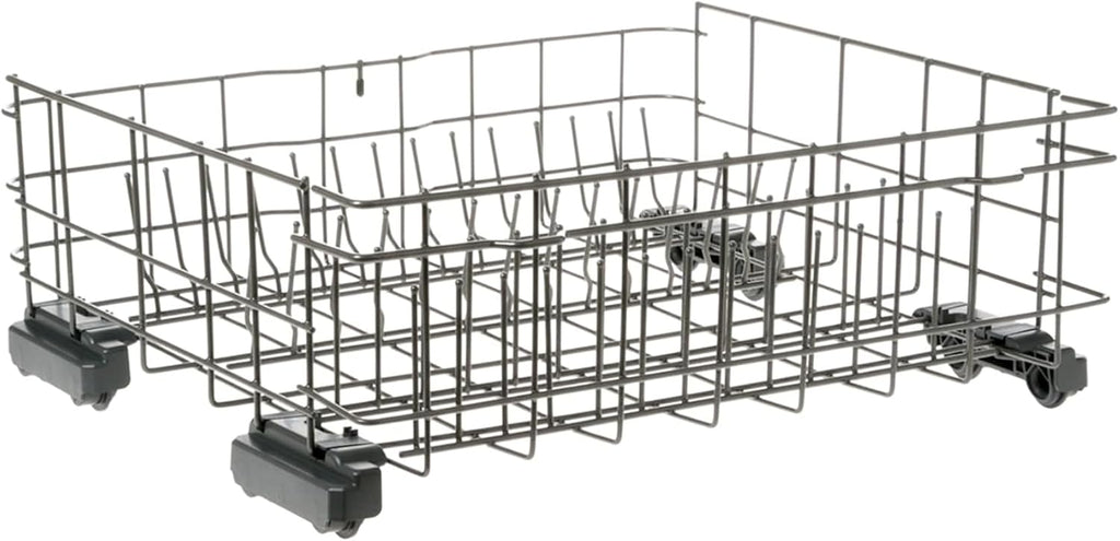 Lower Dishrack with Wheels Replacement For General Electric GDF450PSR1SS GDF450PSR3SS GDF460PGT3BB GDF460PGT3WW GDF460PST3SS GDF510PGM0BB GDF510PGM0WW GDF510PGM4BB Dishwasher
