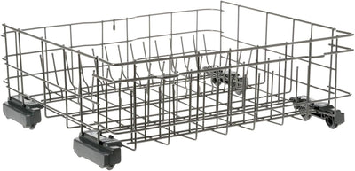 Lower Dishrack with Wheels Replacement For General Electric GDF450PSR1SS GDF450PSR3SS GDF460PGT3BB GDF460PGT3WW GDF460PST3SS GDF510PGM0BB GDF510PGM0WW GDF510PGM4BB Dishwasher
