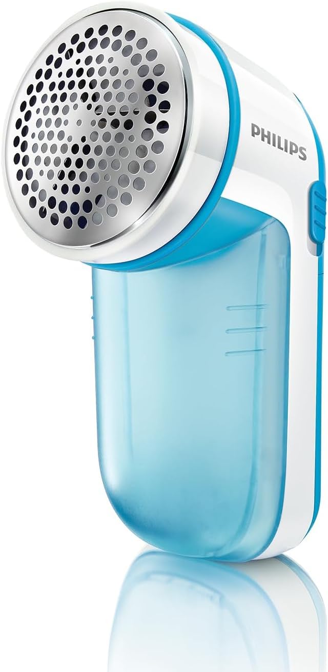 Philips Fabric Shaver, Removes Fabric Pills, Suitable for All Garments, Large Blade Surface, Cleaning Brush, Includes