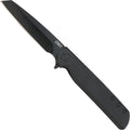 LCK + EDC Assisted Folding Knife with Liner Lock, Black, 3802K | 3.24" Tanto Blade, Lightweight GRN Handle, Stainless