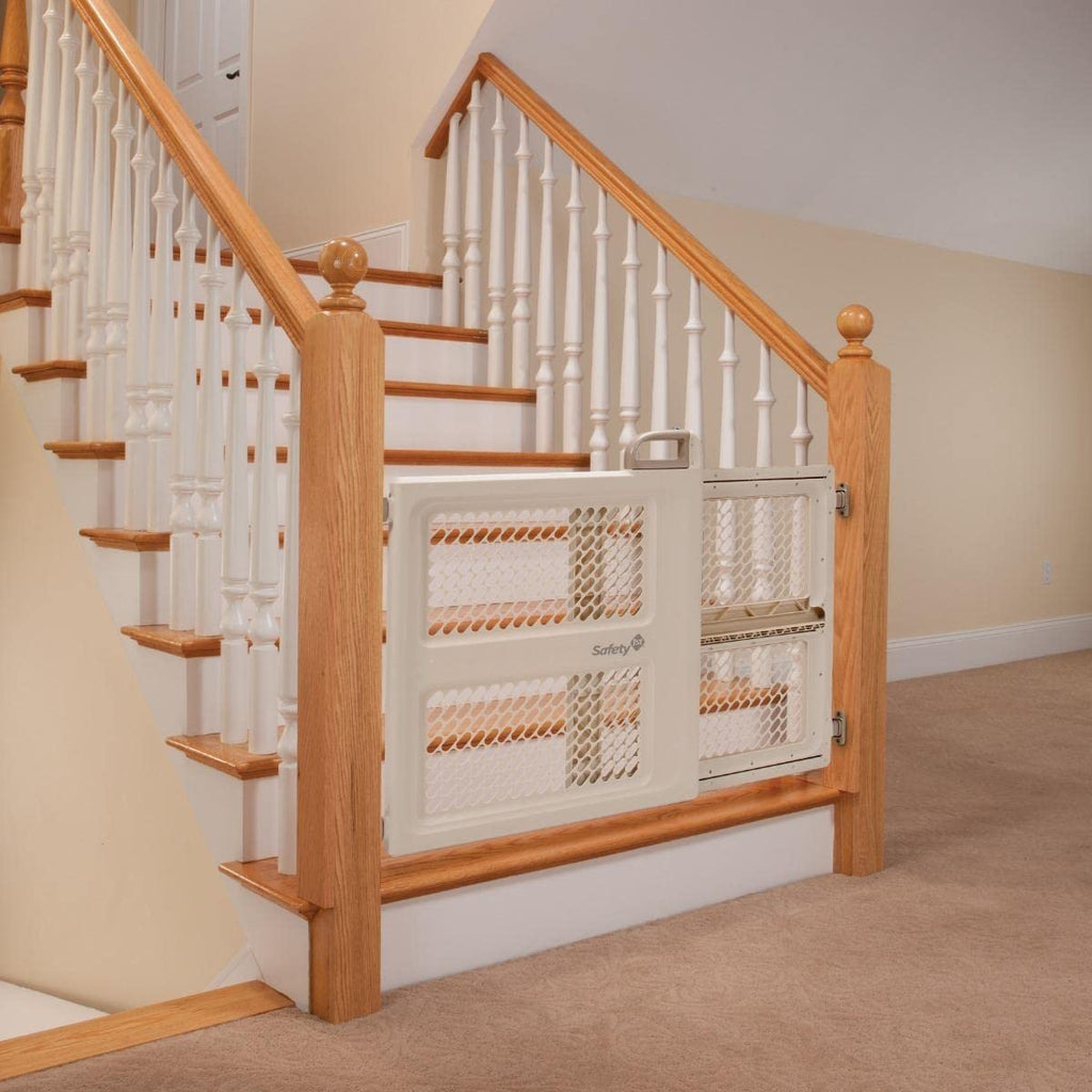 Baby Gates for Doorways, Pressure Mount Lift, Lock and Swing, Dog Gates, Hardware Gate for Stairs, Fits 28"-42" Wide