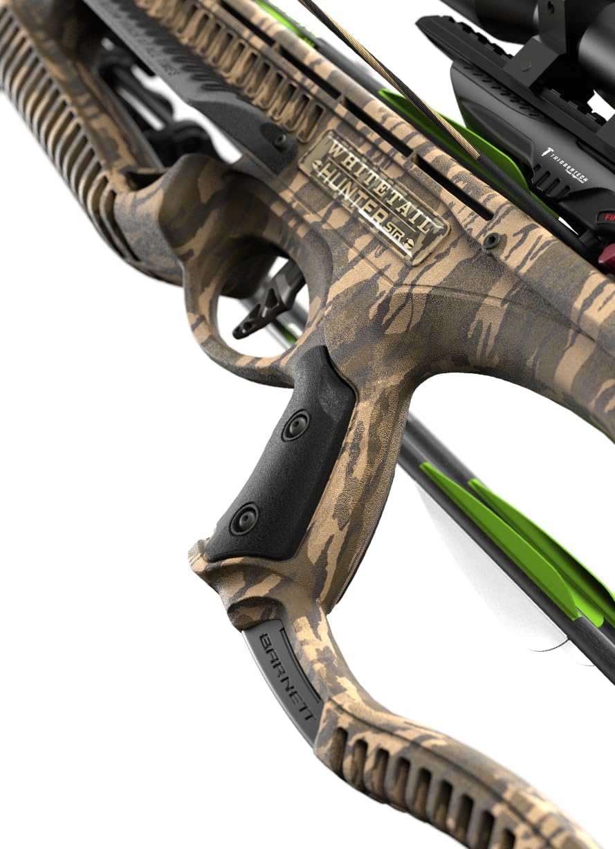 Whitetail Series Crossbow Package – Hunting Crossbows with 4x32 Scope, Arrows, Quiver & Cocking Device Options –