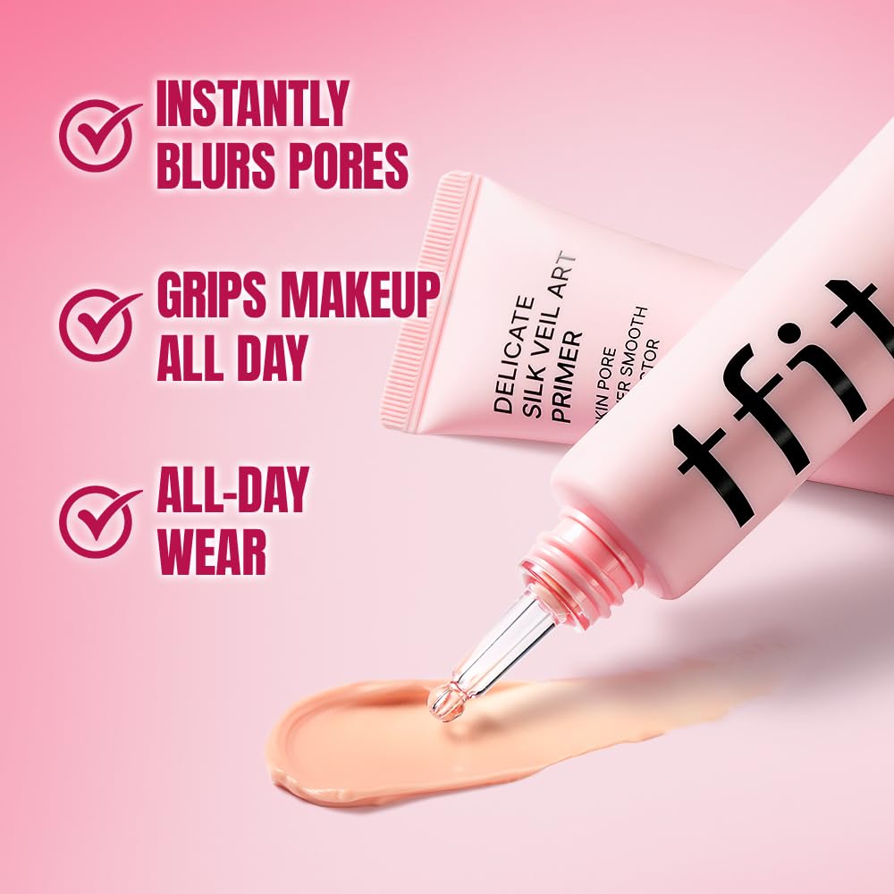 Delicate Silk Veil Primer 1.01 Fl Oz, Korean Face Makeup Primer