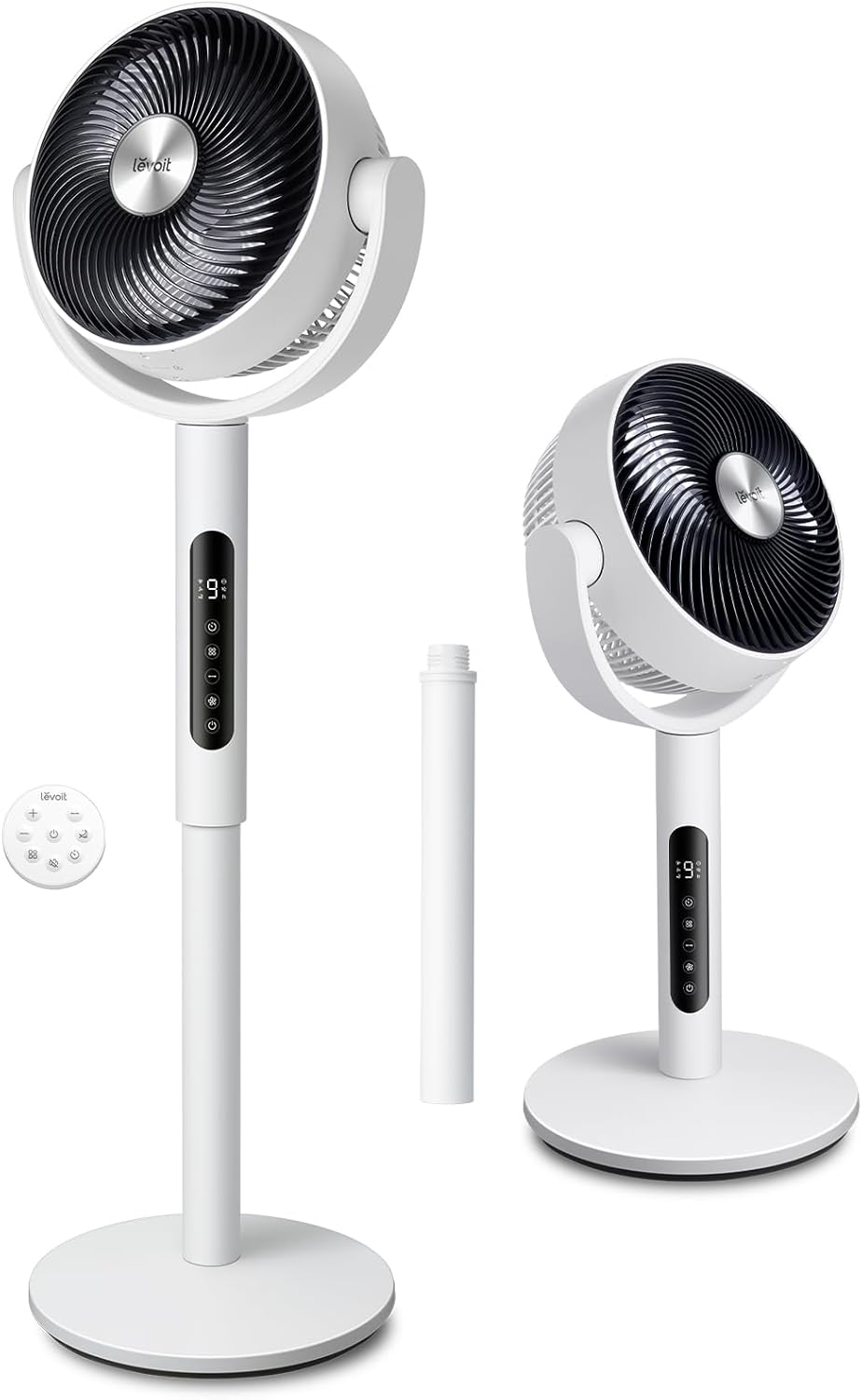 Standing Fan for Bedroom, 120° Oscillating Fan, 20dB quiet for Sleep | 908CFM Airflow, 9 Speeds 4 Modes, DC Motor