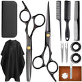 Hair Cutting Scissors Shears Kits, Professional Haircut Scissors Set with Thinning Shears, Stainless Steel Barber