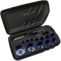 Irwin Tools IRWIN Hole Saw Kit, 17-Piece (3073004), Black