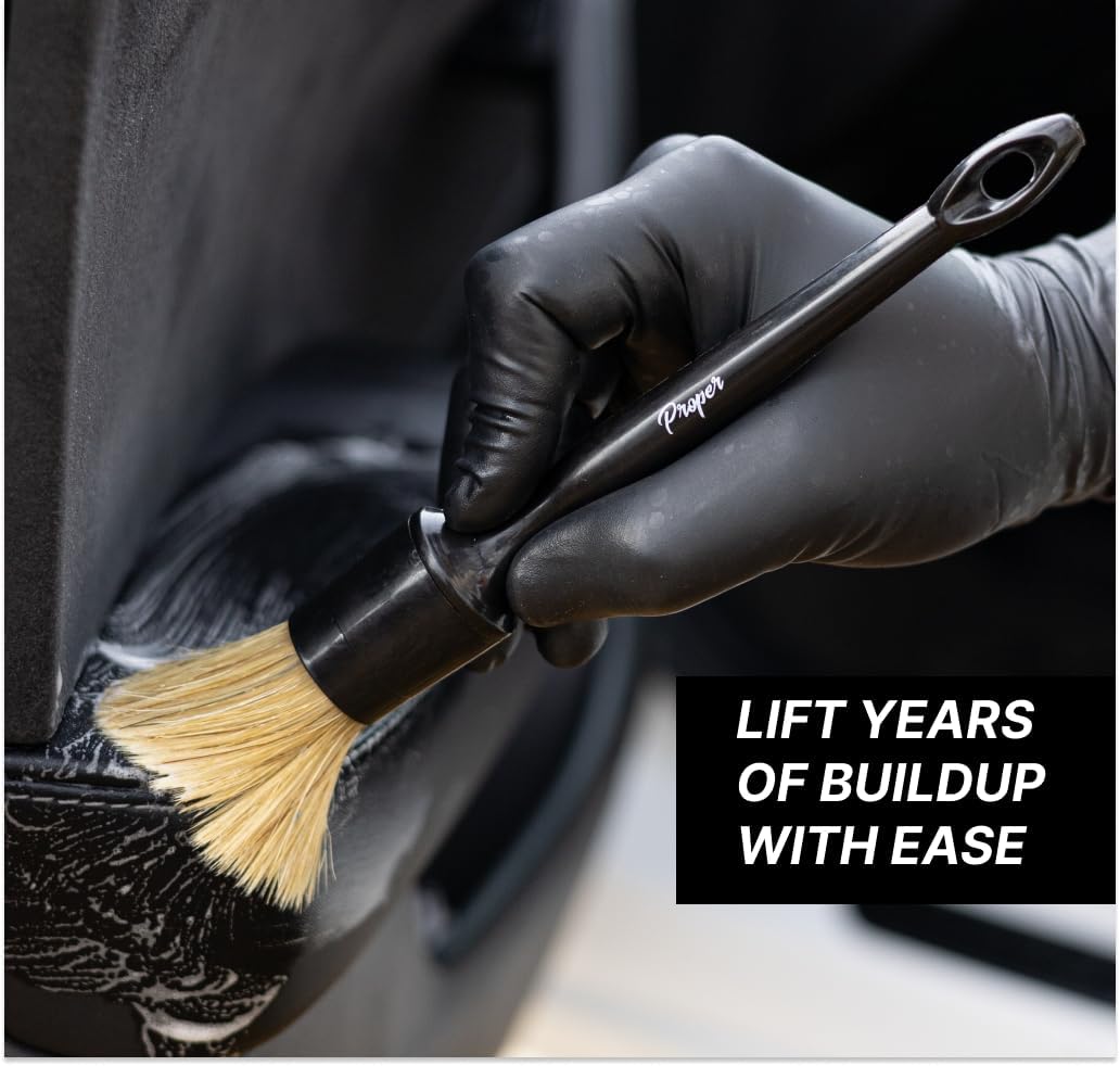 Interior Car Cleaning Kit - Professional Auto Detailing Supplies with Brush for Complete Vehicle Interior Detailing