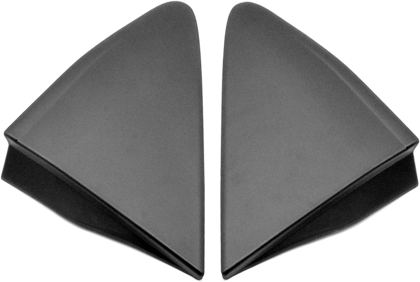 1Pair Fender Mirror Molding Triangle Trim Corner Covers Left Right Side Compatible For Toyota Yaris 2012 2013 2014