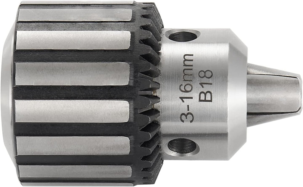 Heavy Duty 5/8" Drill Chuck with K32 Chuck Key and MT2 Shank | #2 Morse Taper Arbor