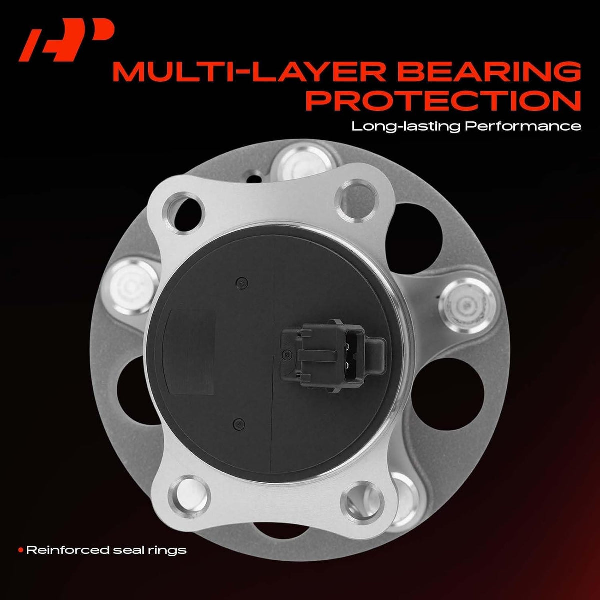 A-Premium Rear Wheel Bearing and Hub Assembly with ABS & 5-Lug