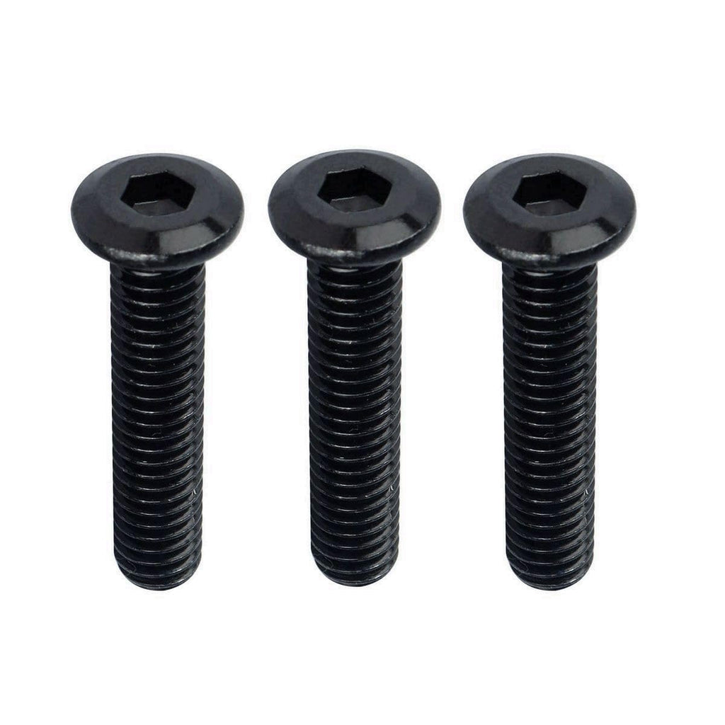Black 1/4-20 x 1 Flat Head Socket Head Screw Furniture Bolts Countersunk Connector Screws, Stainless Steel 18-8 (304), Fully Threaded, 20 PCS