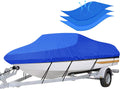 iCOVER Trailerable Boat Cover- 14'-16' Heavy Duty Waterproof Tarp Covers, Fits V-Hull, Fish&Ski, Pro-Style, Fishing
